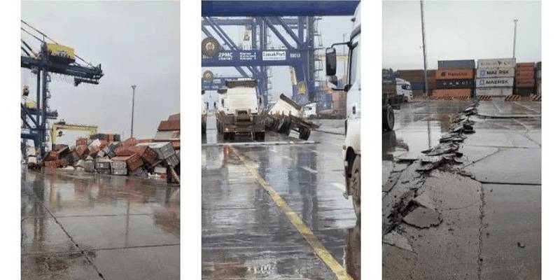 Turkey Earthquake,Iskenderun Port